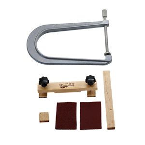 Magideal - Abrazadera Para Boca De Guitarra Con Tornillo Nivelador, Fácil De Usar, Herramienta De Reparación De Puente De Guitarra De 7 ""De Largo Para Guitarras