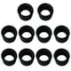 thumbnail image 2 of 10 piezas de caucho negro caña de pescar titular pole resto rack insertar protectores, 2 of 3