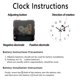 thumbnail image 5 of Reloj de pared XNM Aurora Teal Glass de 30 cm, funciona con pilas, 5 of 7