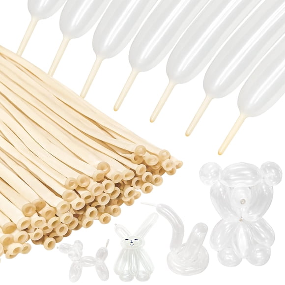 Globos KUULBELA de látex transparente para esculturas de animales, 260 ml, 100 unidades