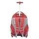 thumbnail image 3 of Mochila con ruedas Travelers Club roja resistente al agua de 18 pulgadas, 3 of 3