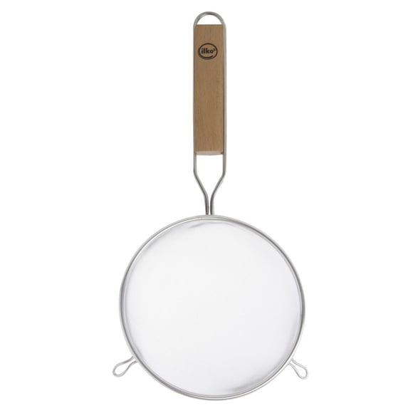Colador 18 Alumino Clásica Acero Inoxidable - Madera Plateado