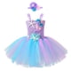 thumbnail image 3 of Disfraz De Estrella De Mar Para Ni?as, Vestidos De Fiesta Con Tutú De Princesa, 5 A?os, 3 of 5