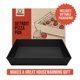thumbnail image 5 of Bandeja para pizza Chef Pomodoro 25 × 36 cm de aluminio anodizado, 5 of 8
