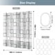 thumbnail image 2 of Cortina De Baño Lavable Tela Poliestér 180×180cm Impermeable, 2 of 10
