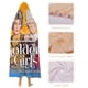 thumbnail image 4 of Manta Capa Con Capucha Chicas De Oro Desmarcar 100x130 cm, 4 of 6