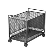 Magideal - Cesto Para Ropa Sucia Carro De Lavandería Contenedor Móvil Cubo Para Ropa Con Diseño Elegante Y Estructura De Hierro Adecuado Para Lavandería Y Apart Negro