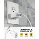 thumbnail image 3 of Bloque cargador y cable trenzado USB-C de 6 pies, 20 W, 3 of 6