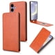 thumbnail image 2 of Funda tipo folio para Samsung Galaxy S25 con soporte magnético y protección para la cámara Marrón, 2 of 6
