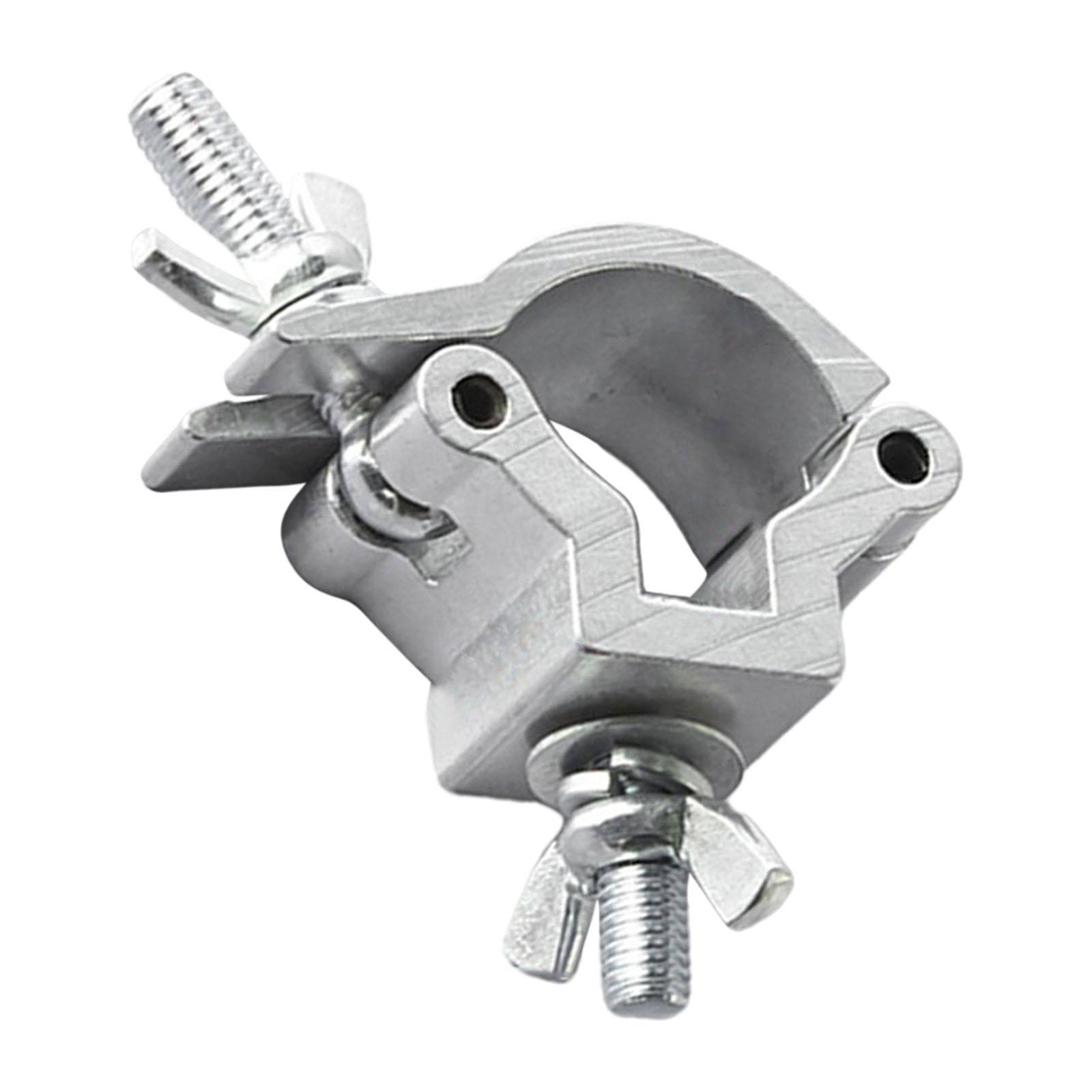 Magideal - Abrazadera Giratoria De Alta Resistencia, Abrazadera, Abrazadera De Luz De Escenario Para Luces, Haz De Cabezal Móvil, Luz De Escenario Led Plata 25 A 30mm