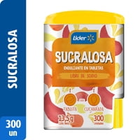 Endulzante Tableta Sucralosa Display 13.5 G Lider