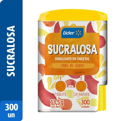 Endulzante Tableta Sucralosa Display 13.5 G Lider