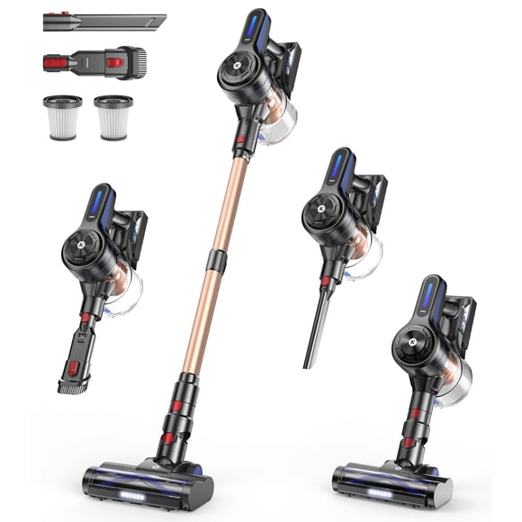 Aspiradora inalámbrica NADALY Powerful Stick, recipiente para polvo de 1,5 L