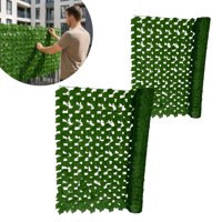 Genérico - X2 Malla Hojas Artificial Decoracion Jardin Enredadera 3X1M