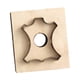 thumbnail image 2 of Hoja De Acero Japonesa, Molde Para Recortar Bricolaje, Regla De Madera, Etiqueta Colgante S 48X36mm, 2 of 2
