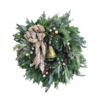 Magideal - Guirnalda De Flores Artificiales Guirnalda Navideña Colgante Para Decoración De Puertas