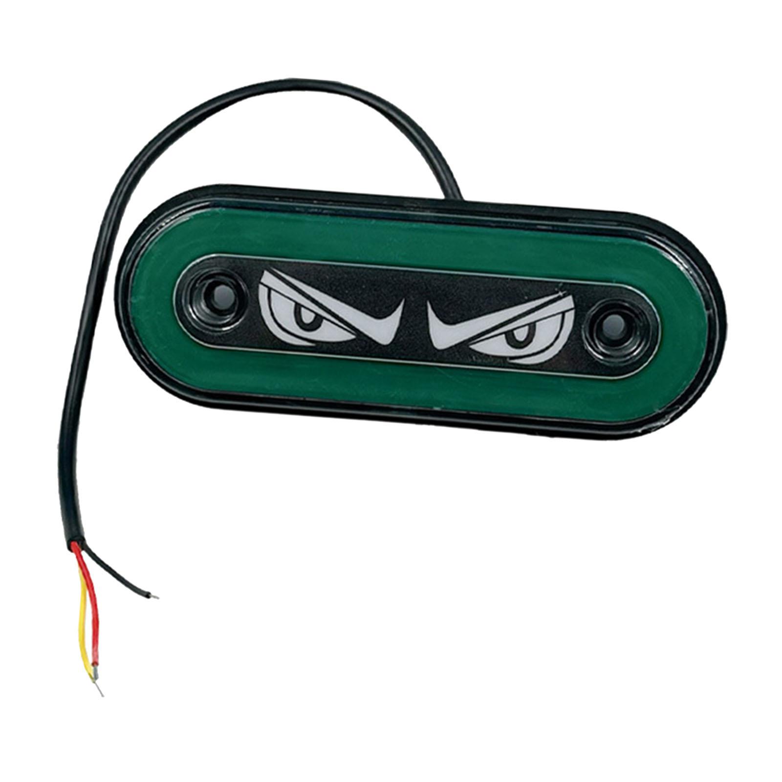 Magideal - Luz Led De Posición Lateral Para Camión, Con Modos De Iluminación Intermitente Y Constante, 12 V/24 V, Elegante Para Suv, Motocicletas Y Automóviles. Verde