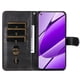 thumbnail image 5 of Funda con Cremallera para Realme 11 4G, Carcasa Cartera de Cuero PU con Soporte y Tarjetero, 5 of 6