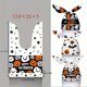 thumbnail image 1 of 50pcs, New Halloween Candy Bag Packaging Bag Rabbit Ears Snack Bag Baking Gift Bag Biscuit Bag, Small Business Supplies, Halloween Decorations Halloween Decor Supplies, Cheapest Items Available, Clear, 1 of 3