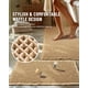 thumbnail image 2 of Juego de alfombrillas de baño Furicher Waffle, grandes, antideslizantes y ultraabsorbentes, 2 of 8