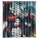 thumbnail image 1 of Cortina de ducha de superhéroes de Batwoman con ganchos, tamaño 66 x 72 pulgadas, 1 of 3