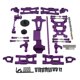 thumbnail image 4 of 1:14 RC Upgrade Metal Kit Motor Gear Para WLtoys 144001 Piezas De Automóvil Púrpura, 4 of 5