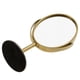 thumbnail image 3 of 3in Mini Dual Side Normal Magnifying Oval Stand Maquillaje Mesa Espejo Bronce, 3 of 3