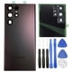 thumbnail image 1 of ubrokeifixit - Carcasa trasera de cristal para Galaxy S22 Ultra 5G, color burdeos, 1 of 6