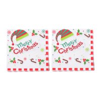 Bothyi - Servilletas Desechables De Papel Para Mesa De Cena, Para Aniversario, Boda, Navidad, Sombrero De Navidad