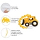 thumbnail image 2 of Juego de juguetes para la dentición Cuebo Bulldozer de silicona con clip para chupetes, 2 of 6