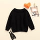 thumbnail image 2 of Niño Niño Bebé Niñas Niños Tejido a punto Suéter Jersey Cuello Redondo Sudadera Manga Larga Camisas Caliente Otoño Invierno Tops (Negro, 9-12 mesess), 2 of 7