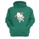 thumbnail image 1 of Polerón Canguro Gatita Kitty Verde Aguamarina Talla Xl Unisex, 1 of 3