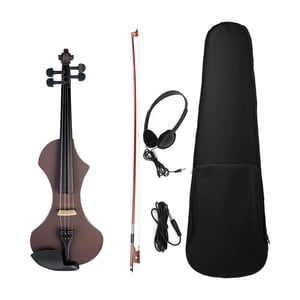 Bothyi - Bolsa De Transporte Para Violín Eléctrico Silencioso 4/4 Con Rendimiento Profesional Marrón