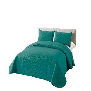 Genérico - Quilt Cubrecama De Verano Unicolor King A4