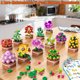 thumbnail image 2 of Set de Bloques Zinat 12 Pack Flores y Suculentas 1001 Piezas, 2 of 3
