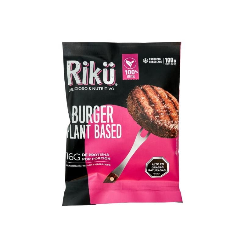Hamburguesa Vegetal Plant Based 100 g Rikü