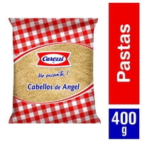Fideo Pasta Cabellos De Angel Corto Bolsa 400 G Carozzi