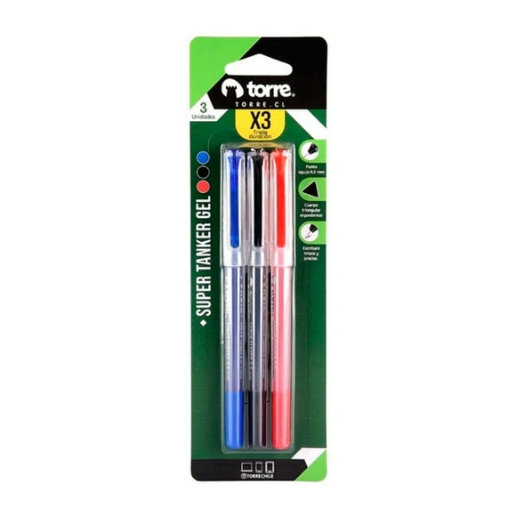Set 3 Super Tanker 0,5mm Blíster 1a 1n 1r –