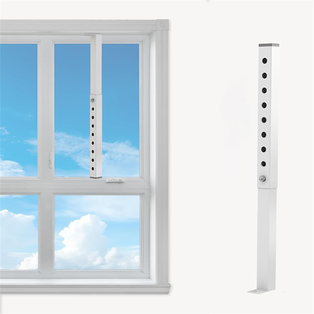 Xusx111 - Barra De Seguridad De Puerta Corredera Ajustable Y Barra De Seguridad De Ventana, Tapón De Puerta De Seguridad Duradero Para La Protección De Apartamentos Y Hogares, Funciona Bien Con Alarma