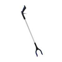 Magideal - Palo De Recogida De Mano, Extensión De Brazo De Aleación De Aluminio, Palo De Agarre De Garra De 79 Cm, Herramienta De Agarre De Garra De Basura Para Azul