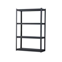 Igpro - Estante Metálico 4 Repisas Acero152X80X35Cm Negro