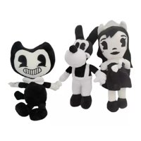 Genérico - Pack 3 Juguete Peluches Bendy Alice Borys 30Cm Infantil