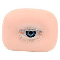 Magideal - Mannequín De Práctica De Maquillaje Modelo Facial De Silicona 5D Para Aprendizaje De Extensión De Pestañas Diseño Anatómico Herramienta Para Práctica Bien