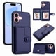 thumbnail image 2 of FOXDOCK Funda para iPhone 16 con Bloqueo RFID - Diseño Elegante con Cierre de Botón, 2 of 5