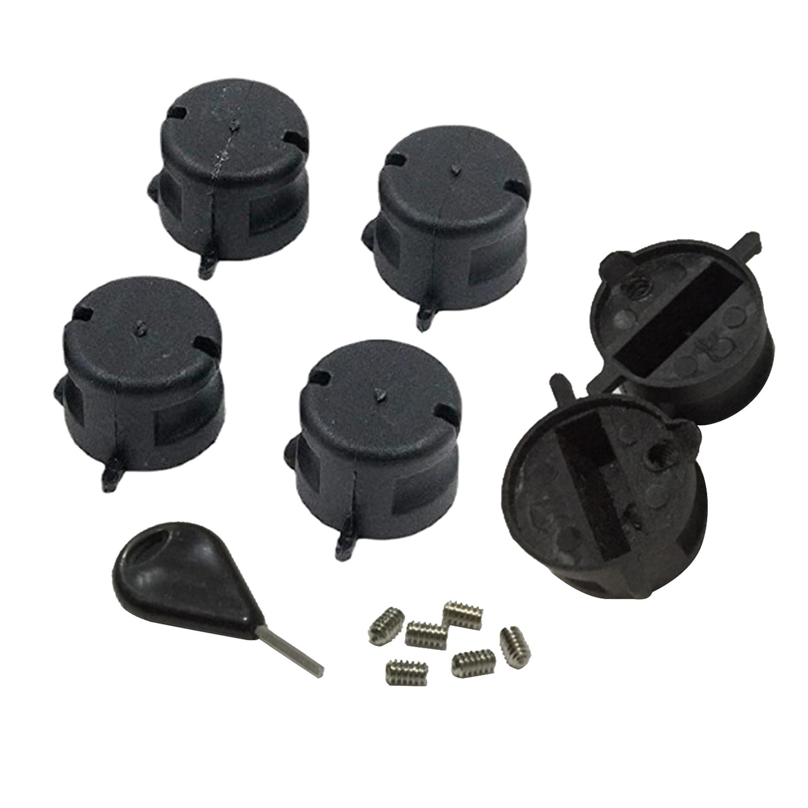 Ioensy - 6 Tapones Para Correa De Tabla De Surf, Caja De Tapones Para Correa Para Tabla De Surf Y Llave De Aleta