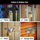 thumbnail image 4 of Combinación de latón Lock Master Lock 875D para exteriores, 5 cm, 4 of 6