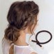 thumbnail image 2 of Unique Bargains 1 Pc Estilo Clásico Anudado Cuerda para el Cabello Scrunchies Negro, 2 of 5