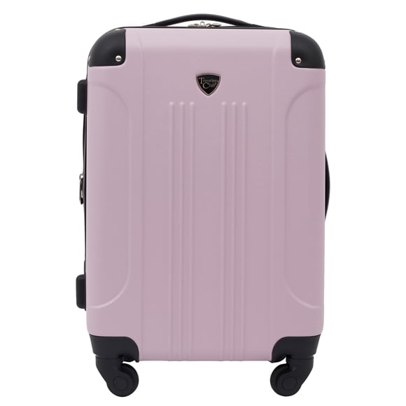Luggage Travelers Club Chicago - Carcasa rígida, ampliable, 20 pulgadas, color lila