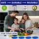 thumbnail image 3 of Tapa Klare Ware para Recipientes de Vidrio de 2 Tazas Azul - Pack de 4, 3 of 8