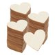 thumbnail image 1 of Uxcell 50 piezas de corazones de madera sin terminar 2" x 2" x 0.1" cortes de madera natural en blanco para manualidades de bricolaje, 1 of 5